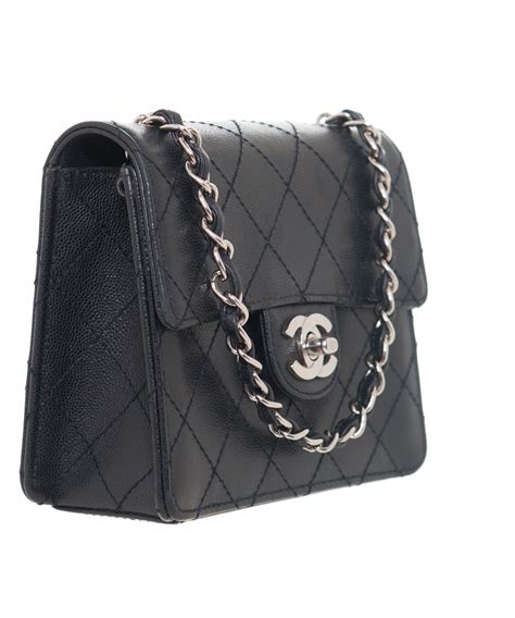 chanel black bag|vintage black chanel bag.